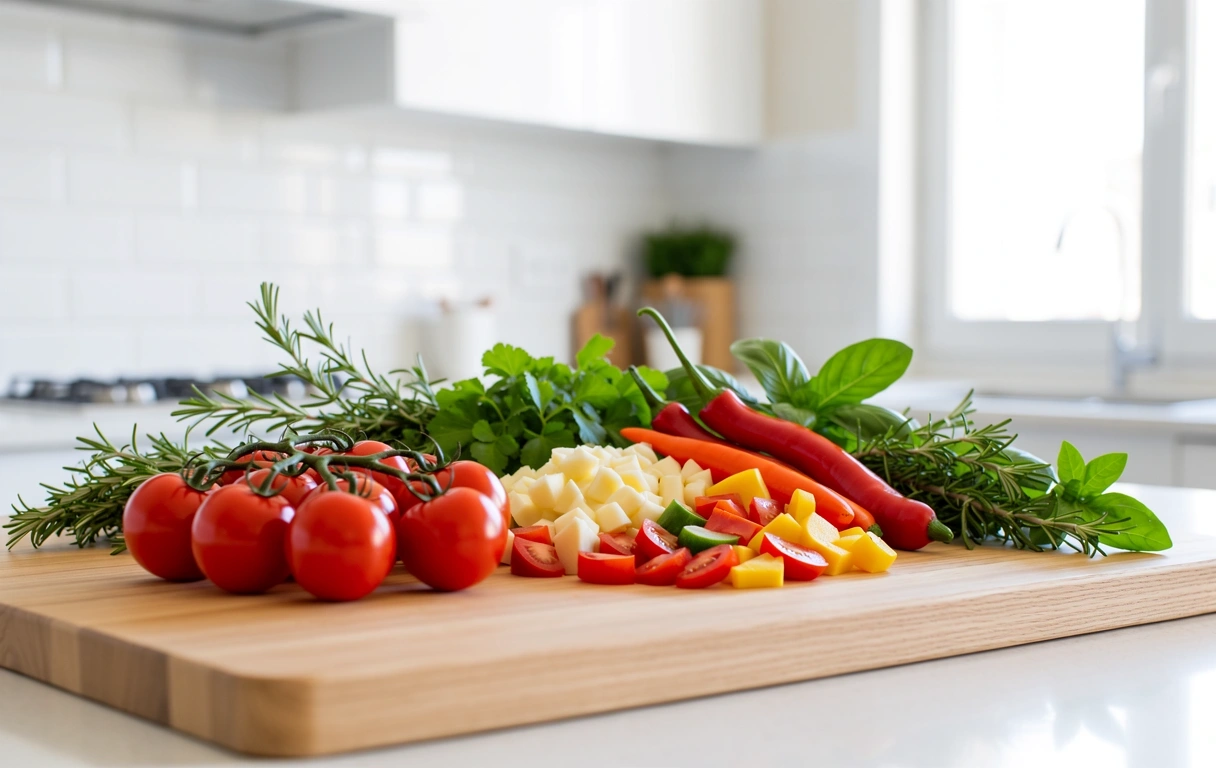 Φρέσκα μεσογειακά υλικά